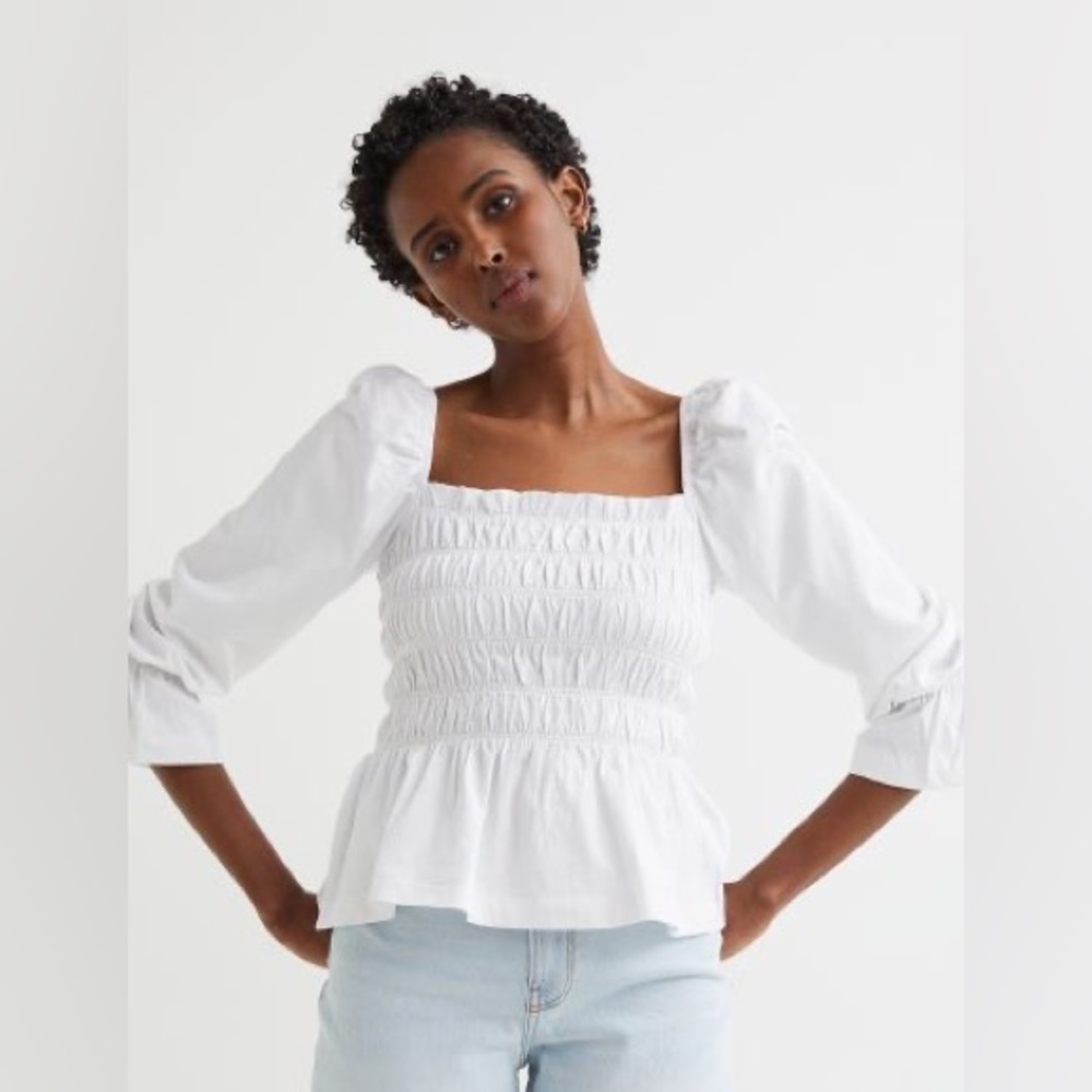 H&M Smocked Top